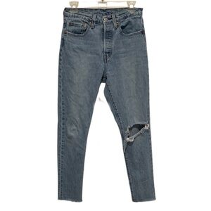 Levi’s 501 Skinny Distressed Jeans